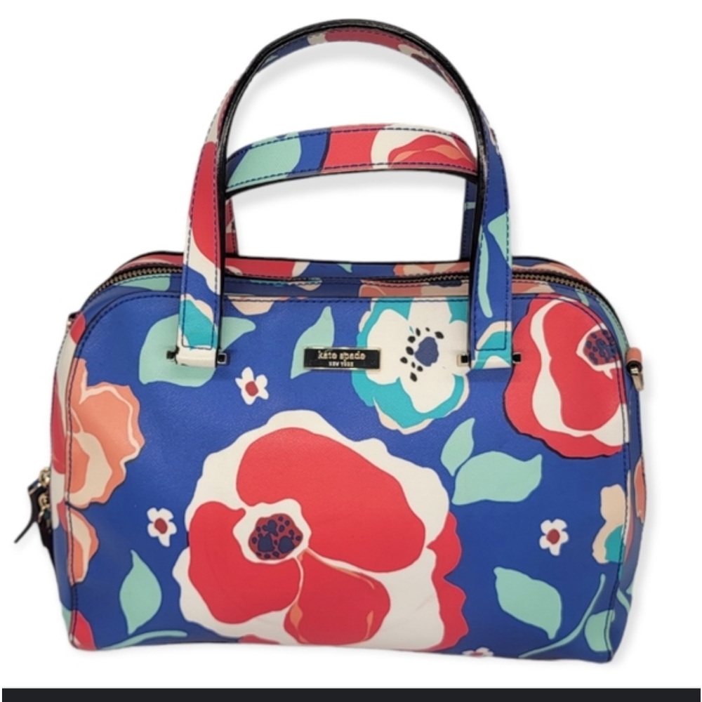 Kate Spade Small Felix Newbury Lane Cherry Floral Satchel